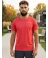 Herren -funktionales Hemd ALPINE PRO OHVICE MTSN496 ROT