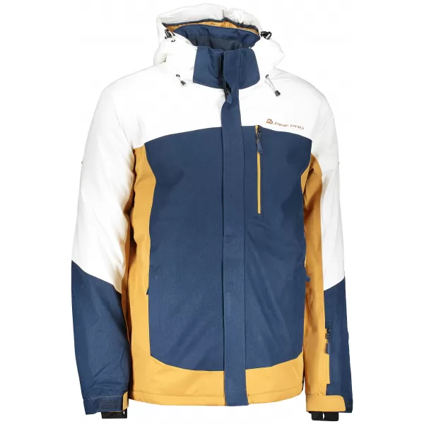  Herren -Skijacke ALPINE PRO SARDAR 3 MJCP369 WEIß 