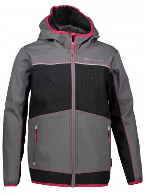 Baby Softshell Jacke ALPINE PRO STORMO 2 KJCP146 GRAU/ROSA