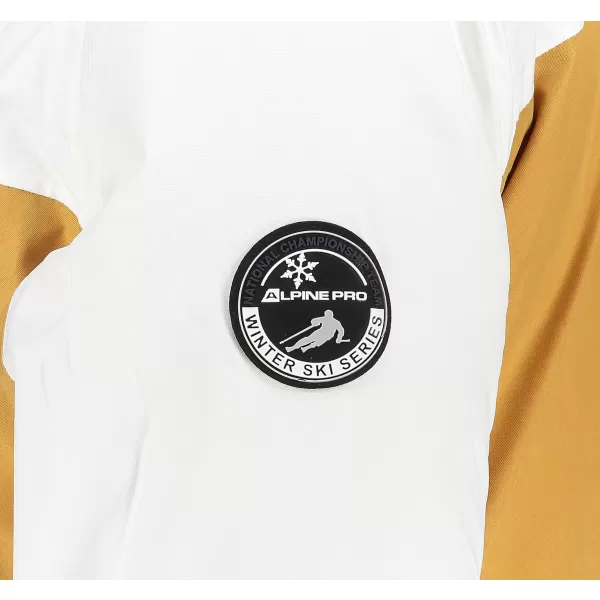  Herren -Skijacke ALPINE PRO SARDAR 3 MJCP369 WEIß 