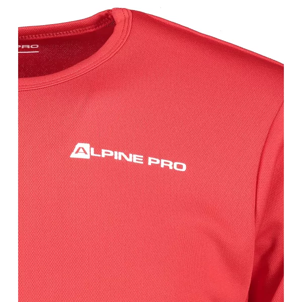  Herren -funktionales Hemd ALPINE PRO OHVICE MTSN496 ROT 