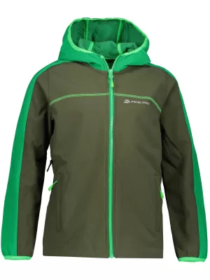 Softshelljacke für Jungen ALPINE PRO NOOTKO 7 KJCP144 DUNKELGRÜN