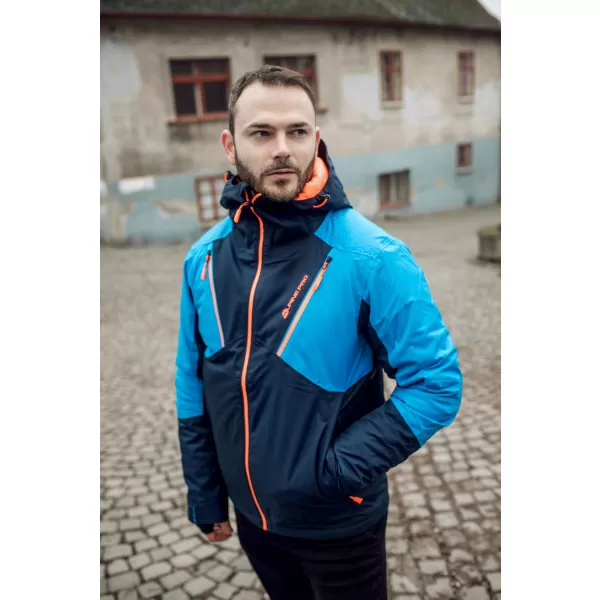  Herren -Skijacke ALPINE PRO MIKAER 3 MJCP368 DUNKELBLAU 