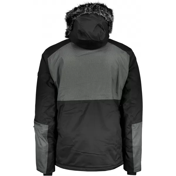  Herren -Skijacke ALPINE PRO DOR 2 MJCP372 SCHWARZ 