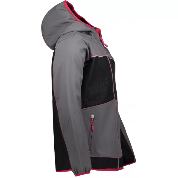  Baby Softshell Jacke ALPINE PRO STORMO 2 KJCP146 GRAU/ROSA 