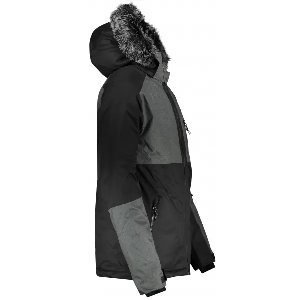  Herren -Skijacke ALPINE PRO DOR 2 MJCP372 SCHWARZ 