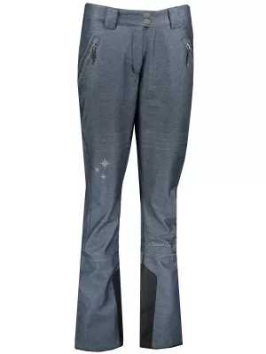 Frauenwinter -Softshellhose für Frauen ALPINE PRO KARIA 4 LPAP373 DUNKELBLAU