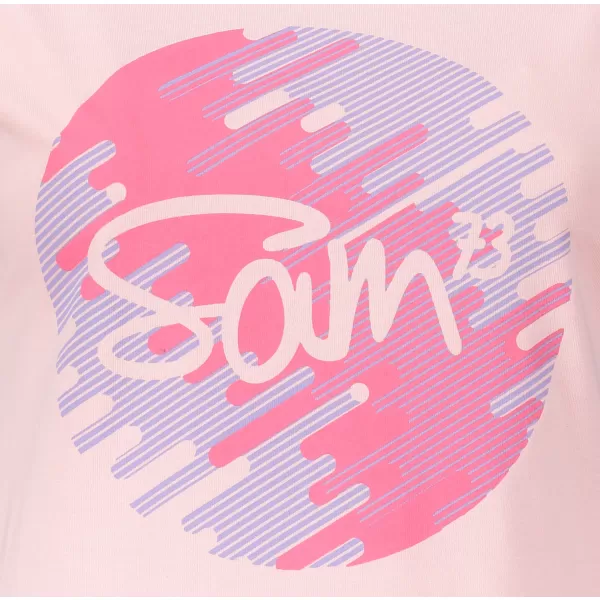  Frauen t -Shirt mit kurzen Ärmeln SAM 73 LTSP541 HELLROSA 