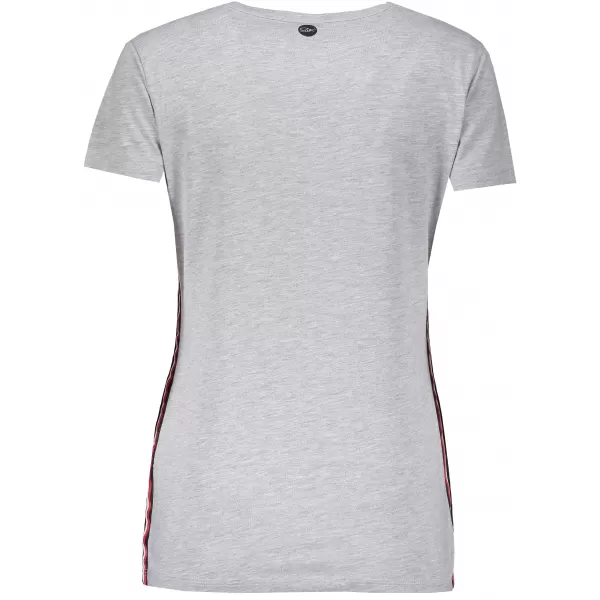  Frauen t -Shirt mit kurzen Ärmeln SAM 73 WT 782 HELLGRAU 