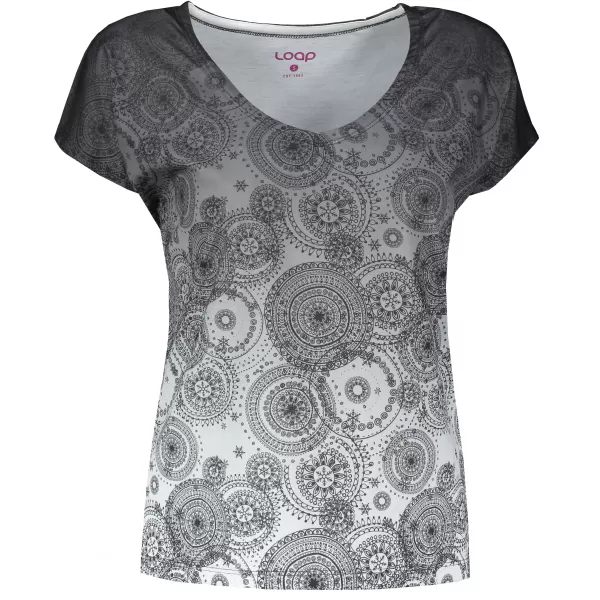  Damen-T-Shirt LOAP ADONIA CLW19149 SCHWARZ 