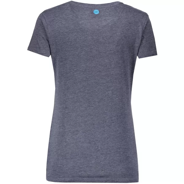  Frauen t -Shirt mit kurzen Ärmeln SAM 73 WT 784 DUNKELBLAU 