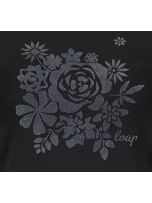 Damen-T-Shirt LOAP ANICKA CLW19145 SCHWARZ
