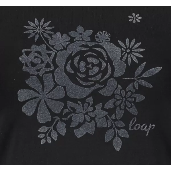  Damen-T-Shirt LOAP ANICKA CLW19145 SCHWARZ 