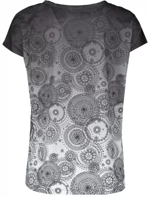 Damen-T-Shirt LOAP ADONIA CLW19149 SCHWARZ