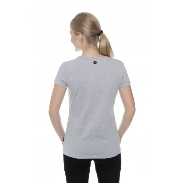  Frauen t -Shirt mit kurzen Ärmeln SAM 73 WT 784 HELLGRAU 