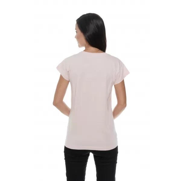  Frauen t -Shirt mit kurzen Ärmeln SAM 73 LTSP534 HELLROSA 