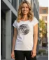 Frauen t -Shirt mit kurzen Ärmeln SAM 73 LTSP541 HELLGRAU