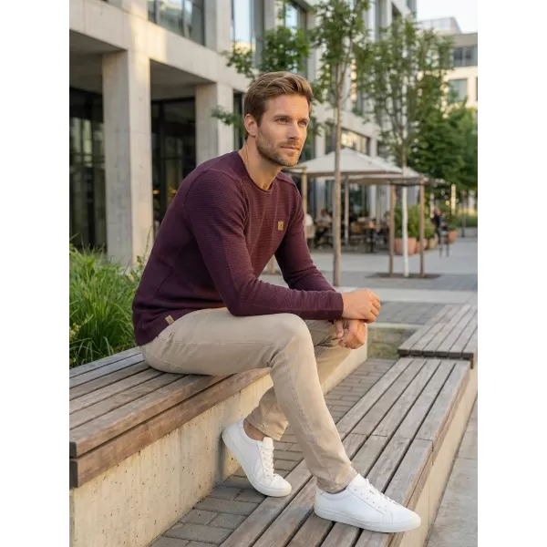  Herrenpullover ALTISPORT QUOD MPLR079 BURGUND 