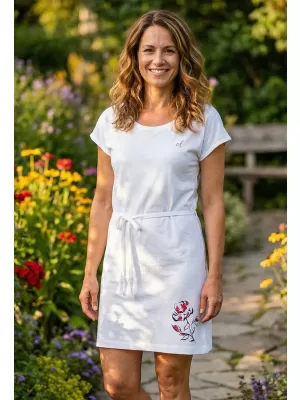 Kleid ALTISPORT ALWILDA LSKR251 WEIß