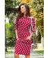 Kleid NUMOCO A13-111 WEIßE PUNKTE