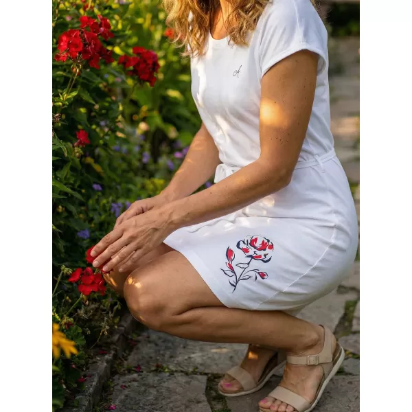  Kleid ALTISPORT ALWILDA LSKR251 WEIß 