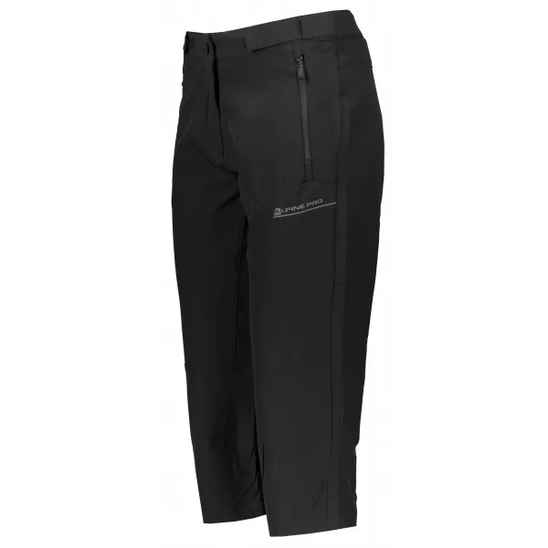  Frauen 3/4 Hosen ALPINE PRO HYDA LPAR385 SCHWARZ 