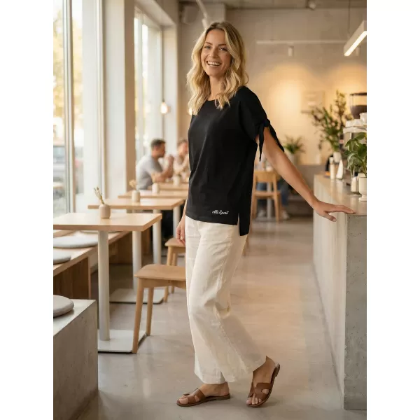  Damen-T-Shirt mit kurzen Ärmeln ALTISPORT NIALA LTSR671 SCHWARZ 