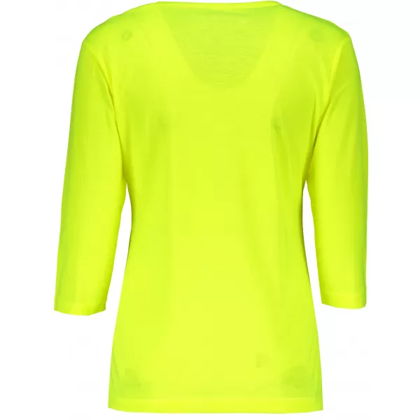 Damen-T-Shirt mit 3/4-Ärmeln ALTISPORT MARAXA LTSR670 GELB 