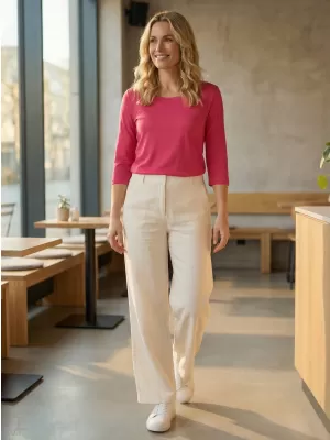 Damen-T-Shirt mit 3/4-Ärmeln ALTISPORT MARAXA LTSR670 ROSA