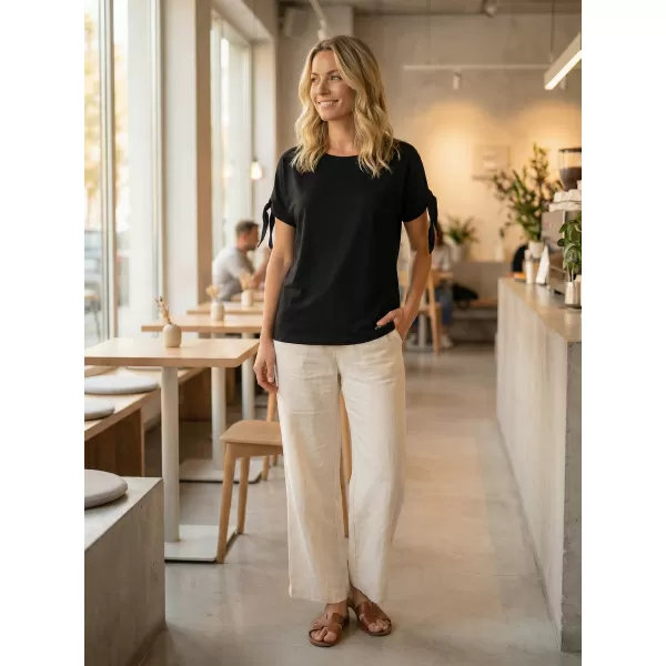  Damen-T-Shirt mit kurzen Ärmeln ALTISPORT NIALA LTSR671 SCHWARZ 