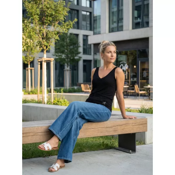  Damen-Tanktop ALTISPORT FLAVIANA LTSR639 SCHWARZ 