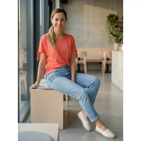  Damen-T-Shirt mit kurzen Ärmeln ALTISPORT NIALA LTSR671 ORANGE 