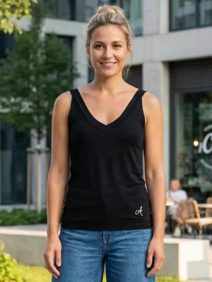 Damen-Tanktop ALTISPORT FLAVIANA LTSR639 SCHWARZ