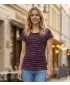 Damen-T-Shirt mit kurzen Ärmeln ALTISPORT GOBNATA LTSR640 SCHWARZ