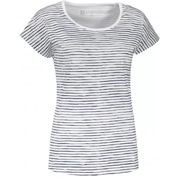  Damen-T-Shirt mit kurzen Ärmeln ALTISPORT GOBNATA LTSR640 WEIß 