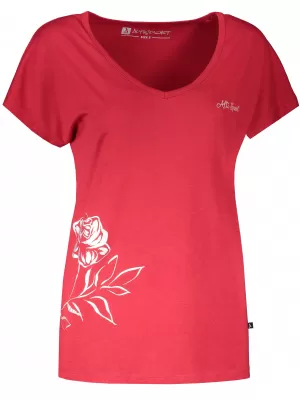 Damen-T-Shirt mit kurzen Ärmeln ALTISPORT CYRA LTSR637 ROT