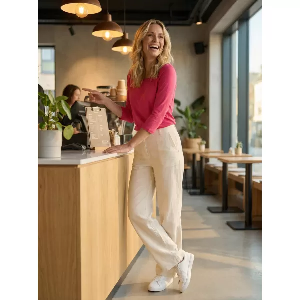  Damen-T-Shirt mit 3/4-Ärmeln ALTISPORT MARAXA LTSR670 ROSA 
