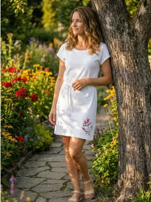 Kleid ALTISPORT ALWILDA LSKR251 WEIß