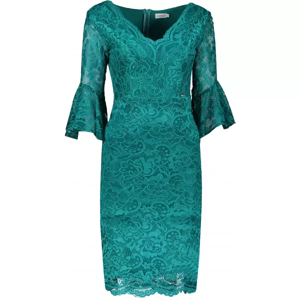  Kleid NUMOCO A234-2 GRÜNE SPITZE 