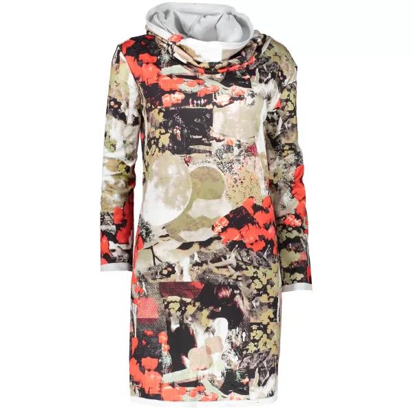  Kleid NUMOCO IRENE A282-1 WEIßES MUSTER 