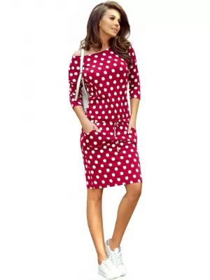 Kleid NUMOCO A13-111 WEIßE PUNKTE