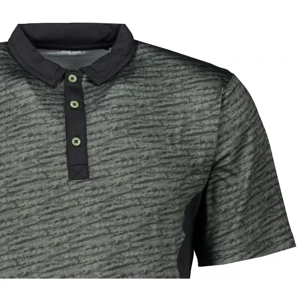  Herren -funktionales Hemd mit Kragen ALPINE PRO ISTAS 3 MTSR455 GRÜN 