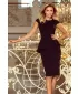 Kleid NUMOCO MIDI A192-3 SCHWARZ