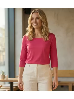 Damen-T-Shirt mit 3/4-Ärmeln ALTISPORT MARAXA LTSR670 ROSA