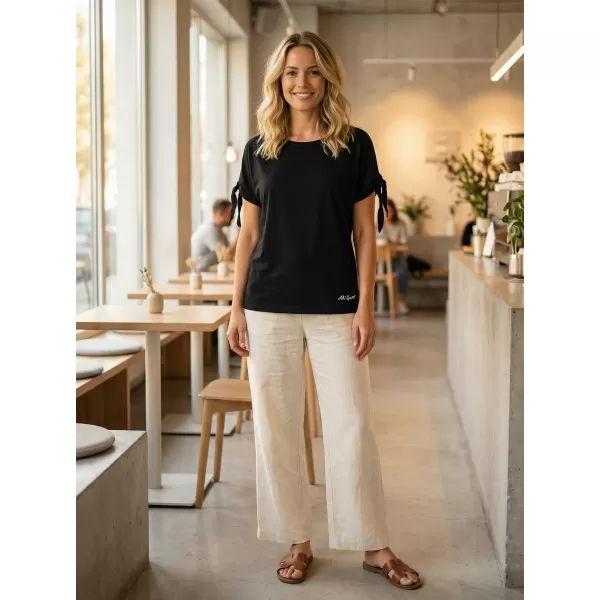  Damen-T-Shirt mit kurzen Ärmeln ALTISPORT NIALA LTSR671 SCHWARZ 