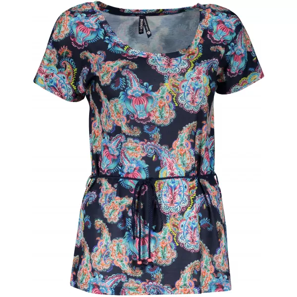  Damen-T-Shirt mit kurzen Ärmeln KIXMI JANELLA BLAUGRÜN 