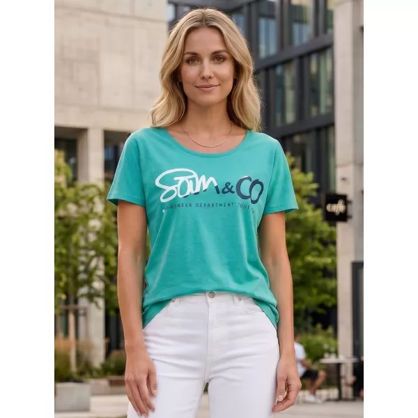  Frauen t -Shirt mit kurzen Ärmeln SAM 73 WT 801 NEON 