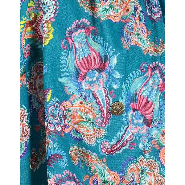  Damen-T-Shirt mit kurzen Ärmeln KIXMI JANELLA BLAU 