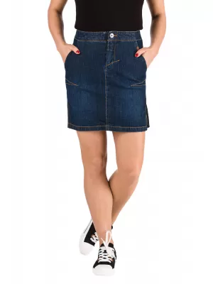Damenrock SAM 73 WZ 765 DUNKLER DENIM
