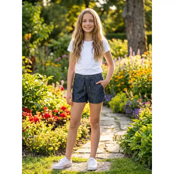  Shorts des Mädchens SAM 73 GS 525 DUNKLER DENIM 